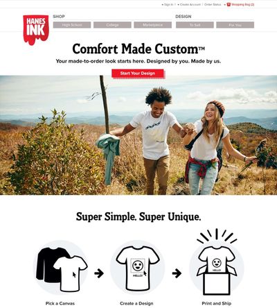 HanesInk homepage